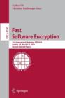Image for Fast Software Encryption : 21st International Workshop, FSE 2014, London, UK, March 3-5, 2014. Revised Selected Papers