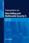 Image for Transactions on Data Hiding and Multimedia Security X