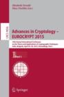 Image for Advances in Cryptology – EUROCRYPT 2015