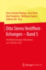 Image for Otto Sterns Veroffentlichungen - Band 5: Veroffentlichungen Mitarbeiter von 1929 bis 1935