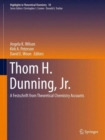Image for Thom H. Dunning, Jr. : A Festschrift from Theoretical Chemistry Accounts