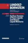 Image for Surface tension of pure liquids and binary liquid mixtures: Supplement to volume IV/24