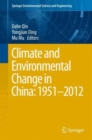Image for Climate and environmental change in China  : 1951-2012