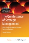 Image for The Quintessence of Strategic Management