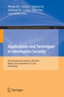 Image for Applications and techniques in information security  : 6th International Conference, ATIS 2015, Beijing, China, November 4-6, 2015, proceedings