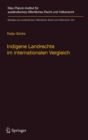 Image for Indigene Landrechte im internationalen Vergleich
