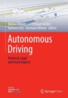 Image for Autonomous driving  : technical, legal and social aspects