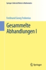 Image for Gesammelte Abhandlungen I