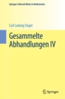 Image for Gesammelte Abhandlungen IV