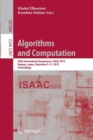Image for Algorithms and Computation : 26th International Symposium, ISAAC 2015, Nagoya, Japan, December 9-11, 2015, Proceedings