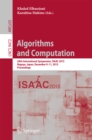 Image for Algorithms and computation: 26th international symposium, ISAAC 2015, Nagoya, Japan, December 9-11, 2015 : proceedings