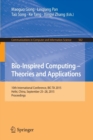 Image for Bio-Inspired Computing -- Theories and Applications