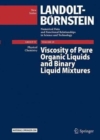 Image for Viscosity of Pure Organic Liquids and Binary Liquid Mixtures