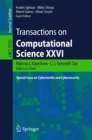 Image for Transactions on computational science XXVI: special issue on cyberworlds and cybersecurity : 9550