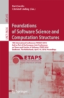 Image for Foundations of software science and computation structures: 19th International Conference, FOSSACS 2016, held as part of the European Joint Conferences on Theory and Practice of Software, ETAPS 2016, Eindhoven, the Netherlands, April 2-8, 2016, Proceedings : 9634
