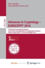 Image for Advances in Cryptology - EUROCRYPT 2016