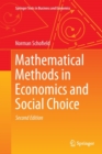 Image for Mathematical methods in economics and social choice