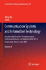 Image for Communication Systems and Information Technology : Selected Papers from the 2011 International Conference on Electric and Electronics (EEIC 2011) in Nanchang, China on June 20-22, 2011, Volume 4