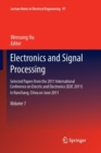 Image for Electronics and Signal Processing : Selected Papers from the 2011 International Conference on Electric and Electronics (EEIC 2011) in Nanchang, China on June 20-22, 2011, Volume 1