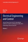 Image for Electrical Engineering and Control : Selected Papers from the 2011 International Conference on Electric and Electronics (EEIC 2011) in Nanchang, China on June 20-22, 2011, Volume 2