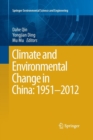 Image for Climate and Environmental Change in China: 1951–2012