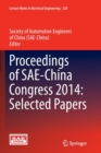 Image for Proceedings of SAE-China Congress 2014: Selected Papers