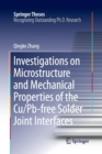 Image for Investigations on Microstructure and Mechanical Properties of the Cu/Pb-free Solder Joint Interfaces