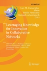 Image for Leveraging Knowledge for Innovation in Collaborative Networks : 10th IFIP WG 5.5 Working Conference on Virtual Enterprises, PRO-VE 2009, Thessaloniki, Greece, October 7-9, 2009, Proceedings