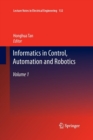 Image for Informatics in Control, Automation and Robotics : Volume 1