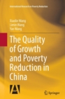 Image for The Quality of Growth and Poverty Reduction in China
