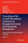 Image for Proceedings of the Seventh International Conference on Management Science and Engineering Management  : focused on electrical and information technologyVolume I