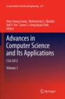 Image for Advances in computer science and its applications  : CSA 2013