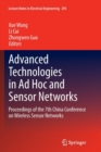 Image for Advanced Technologies in Ad Hoc and Sensor Networks