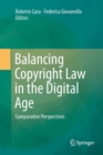 Image for Balancing copyright law in the digital age  : comparative perspectives