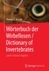 Image for Worterbuch der Wirbellosen / Dictionary of Invertebrates: Latein-Deutsch-Englisch
