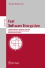 Image for Fast software encryption: 23rd International Workshop, FSE 2016, Bochum, Germany, March 20-23, 2016. Revised selected papers