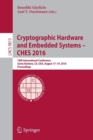 Image for Cryptographic Hardware and Embedded Systems – CHES 2016
