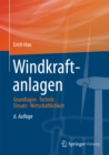 Image for Windkraftanlagen: Grundlagen. Technik. Einsatz. Wirtschaftlichkeit
