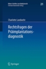 Image for Rechtsfragen der Praimplantationsdiagnostik