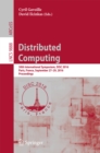 Image for Distributed computing: 30th International Symposium, DISC 2016, Paris, France, September 27-29, 2016. Proceedings