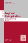 Image for Logic and its applications: 7th Indian Conference, ICLA 2017, Kanpur, India, January 5-7, 2017, Proceedings