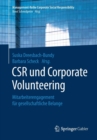 Image for CSR und Corporate Volunteering : Mitarbeiterengagement fur gesellschaftliche Belange