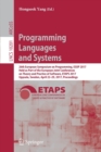 Image for Programming languages and systems  : 26th European Symposium on Programming, ESOP 2017, held as part of the European Joint Conferences on Theory and Practice of Software, ETAPS 2017, Uppsala, Sweden,