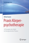 Image for Praxis Korperpsychotherapie : 10 Prinzipien der Arbeit im therapeutischen Prozess