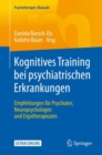 Image for Kognitives Training bei psychiatrischen Erkrankungen