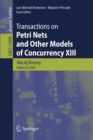 Image for Transactions on Petri Nets and Other Models of Concurrency XIII
