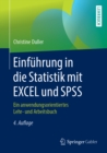 Image for Einfuhrung in Die Statistik Mit Excel Und Spss: Ein Anwendungsorientiertes Lehr- Und Arbeitsbuch