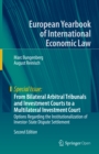 Image for From bilateral arbitral tribunals and investment courts to a multilateral investment court: options regarding the institutionalization of investor-state dispute settlement