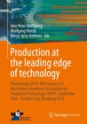 Image for Production at the leading edge of technology