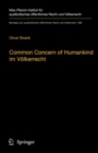 Image for Common Concern of Humankind Im Völkerrecht